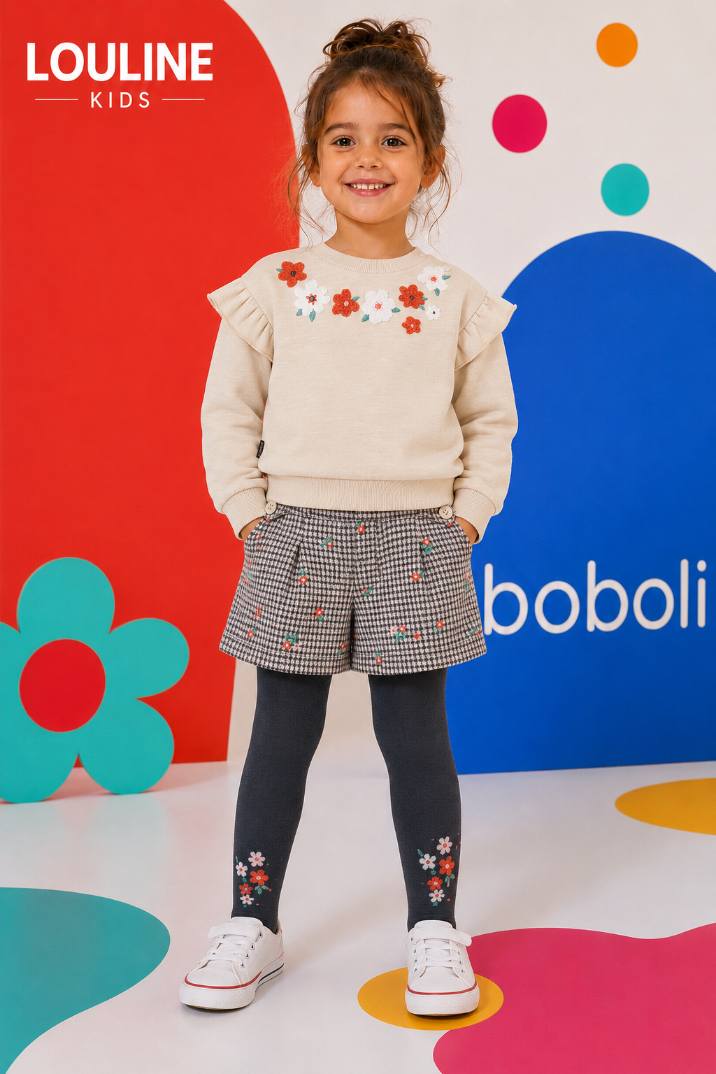 Boboli - Jupe-culotte FLOWERS