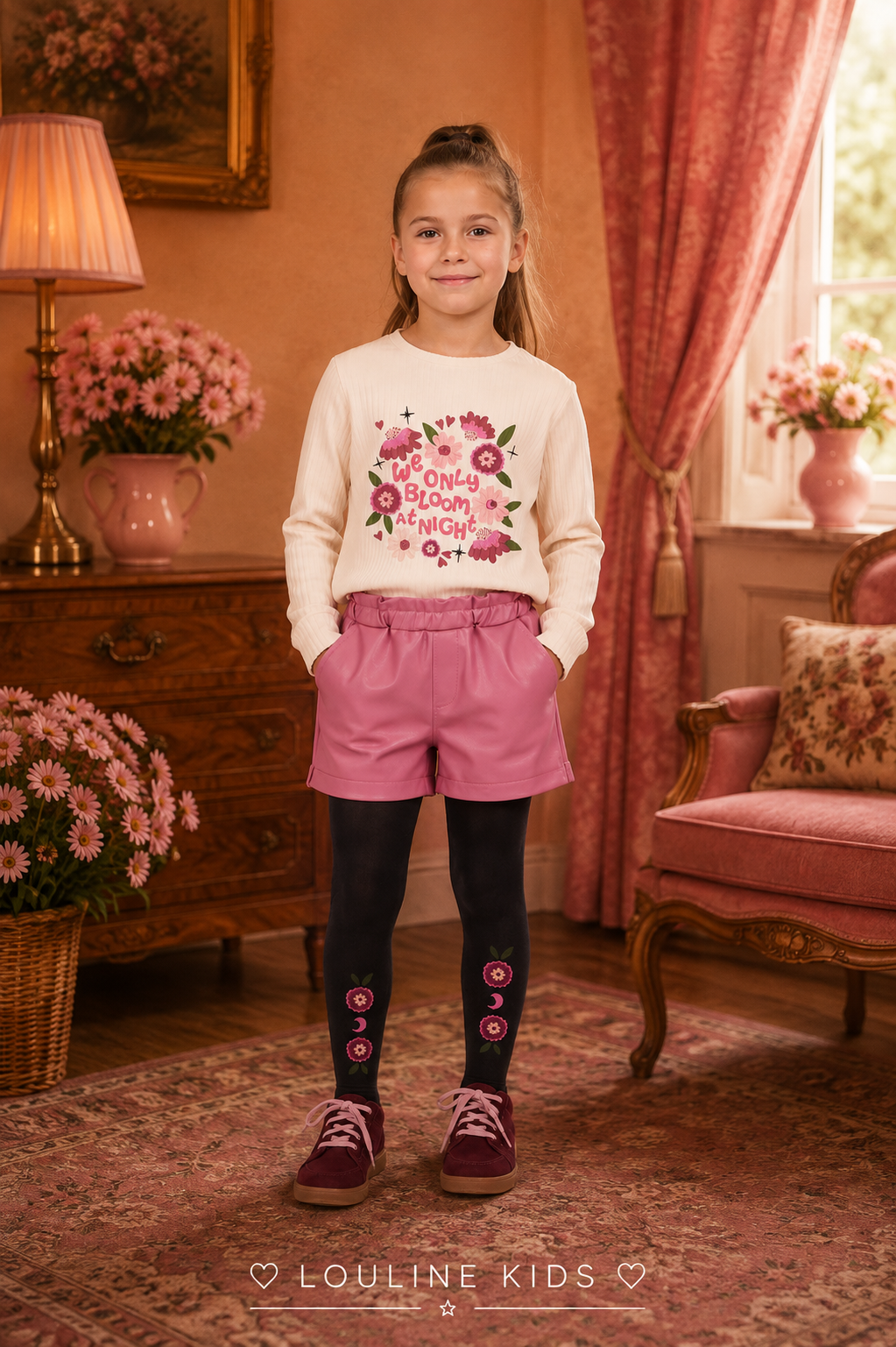 Jubel - Maanbloemen korte broek