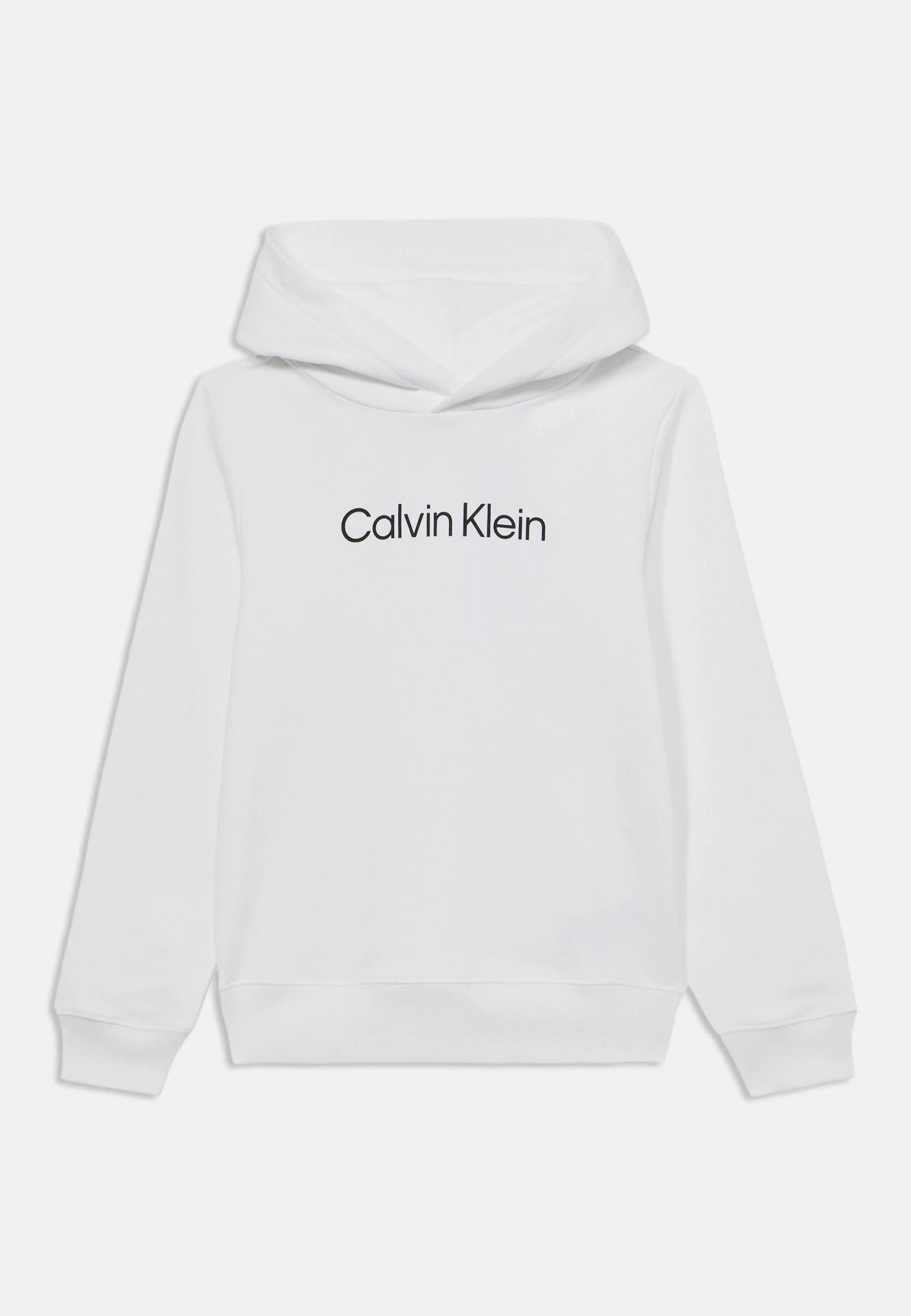 Calvin Klein - Sweat à capuche mixte Bright White