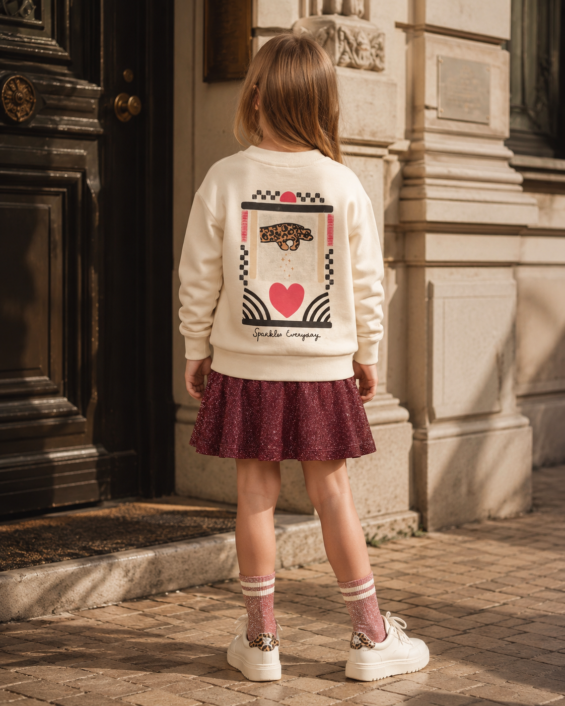 Jubel - Sweat offwhite backprint City Chic