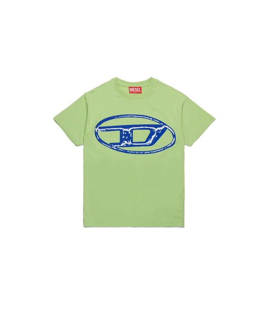 Diesel - T-shirt vert TBONNIE OVER