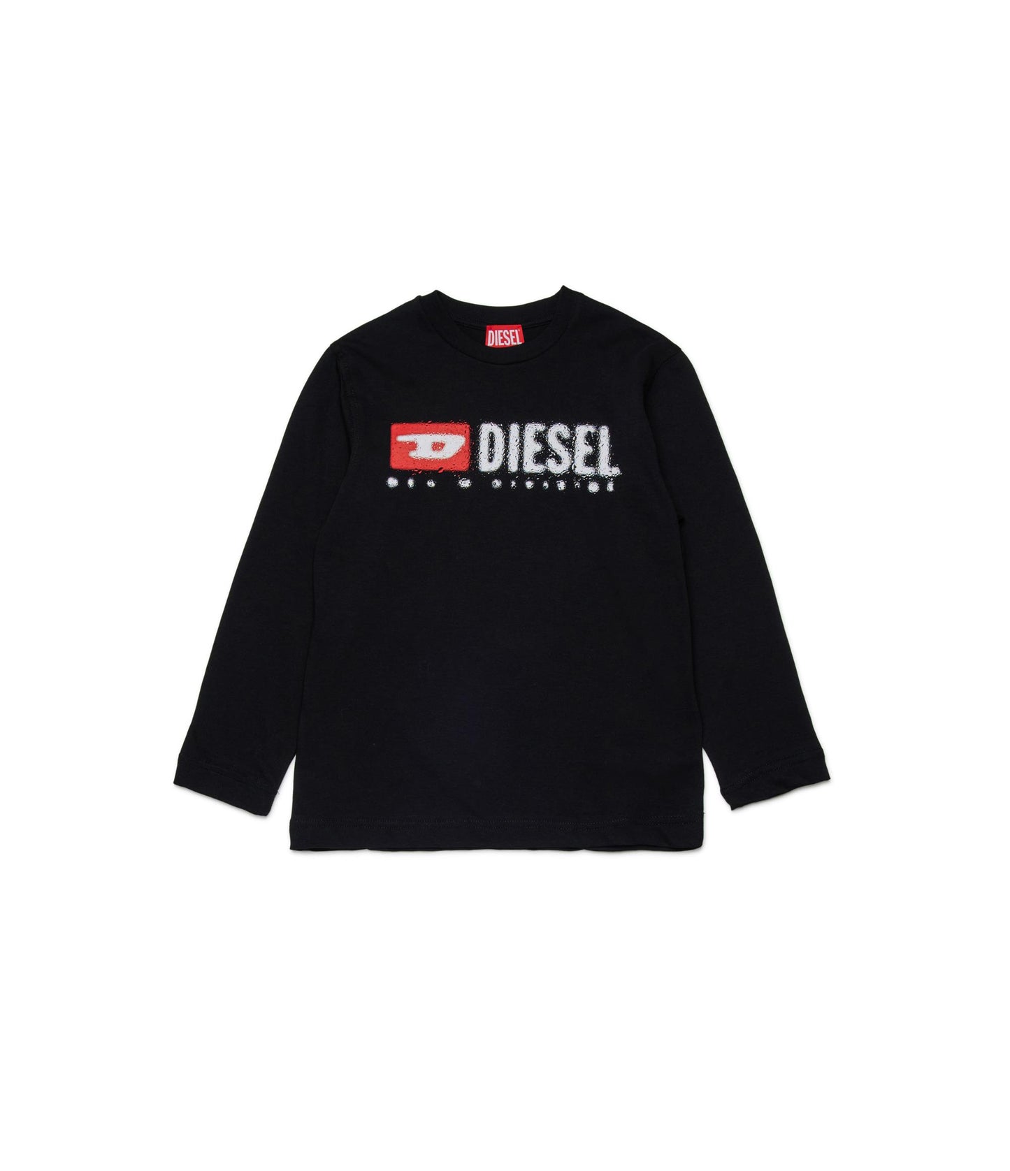 Diesel - T-shirt à longues manches noir TDROPS