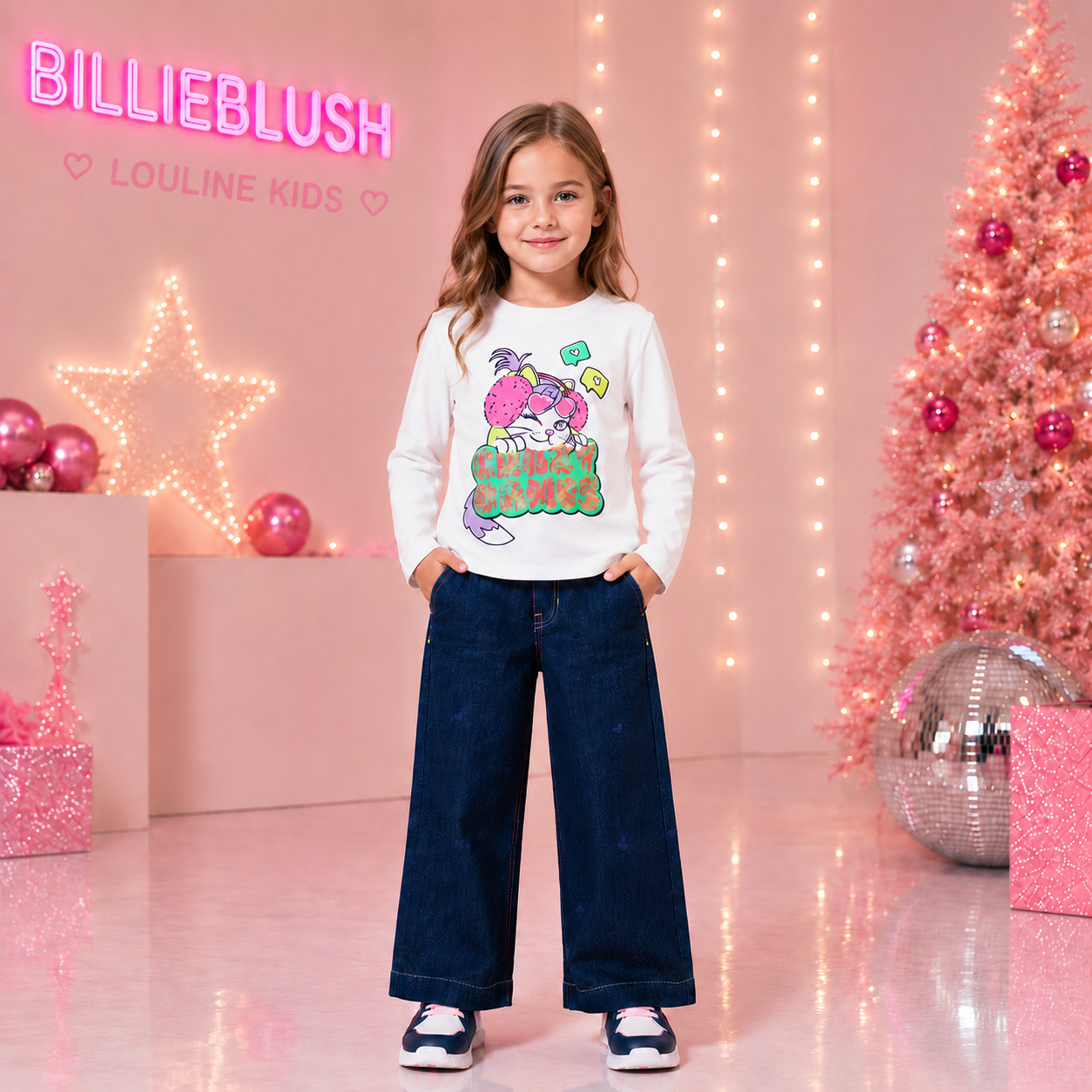 Billieblush - T-shirt blanc CRAZY GAMES