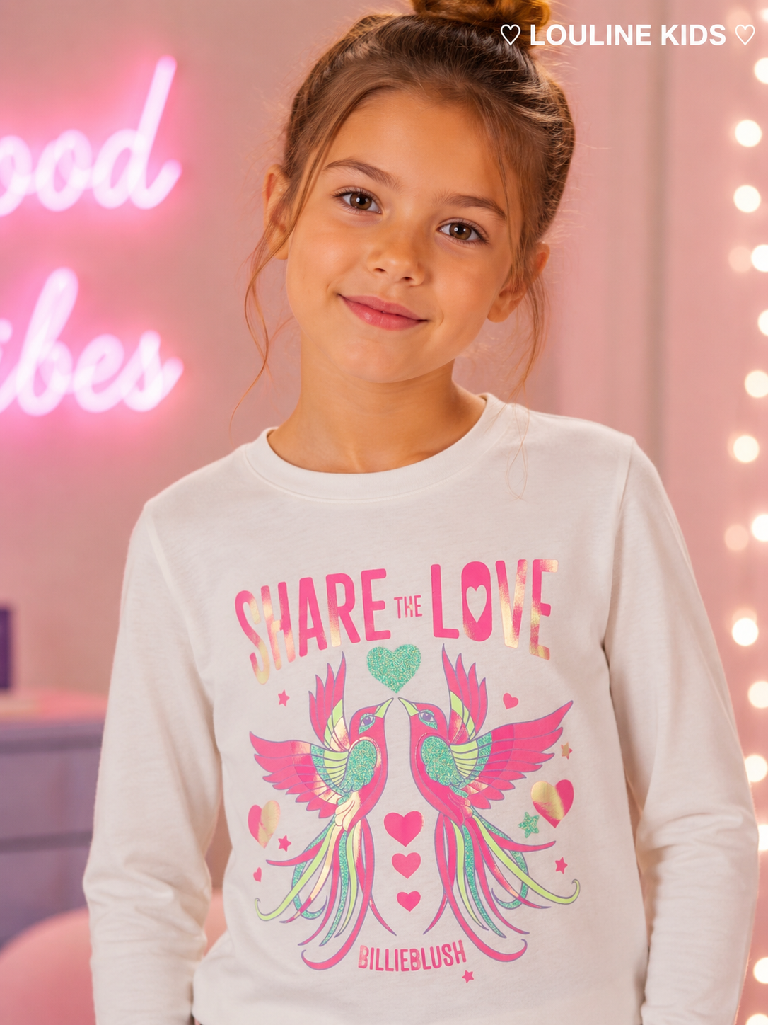 Billieblush - T-shirt colibri "share the love"