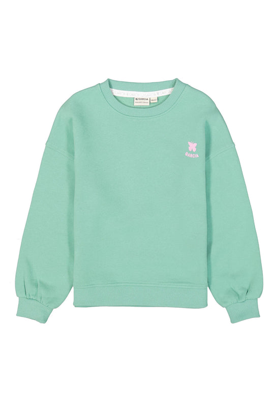 Garcia - Sweat backprint malachite green
