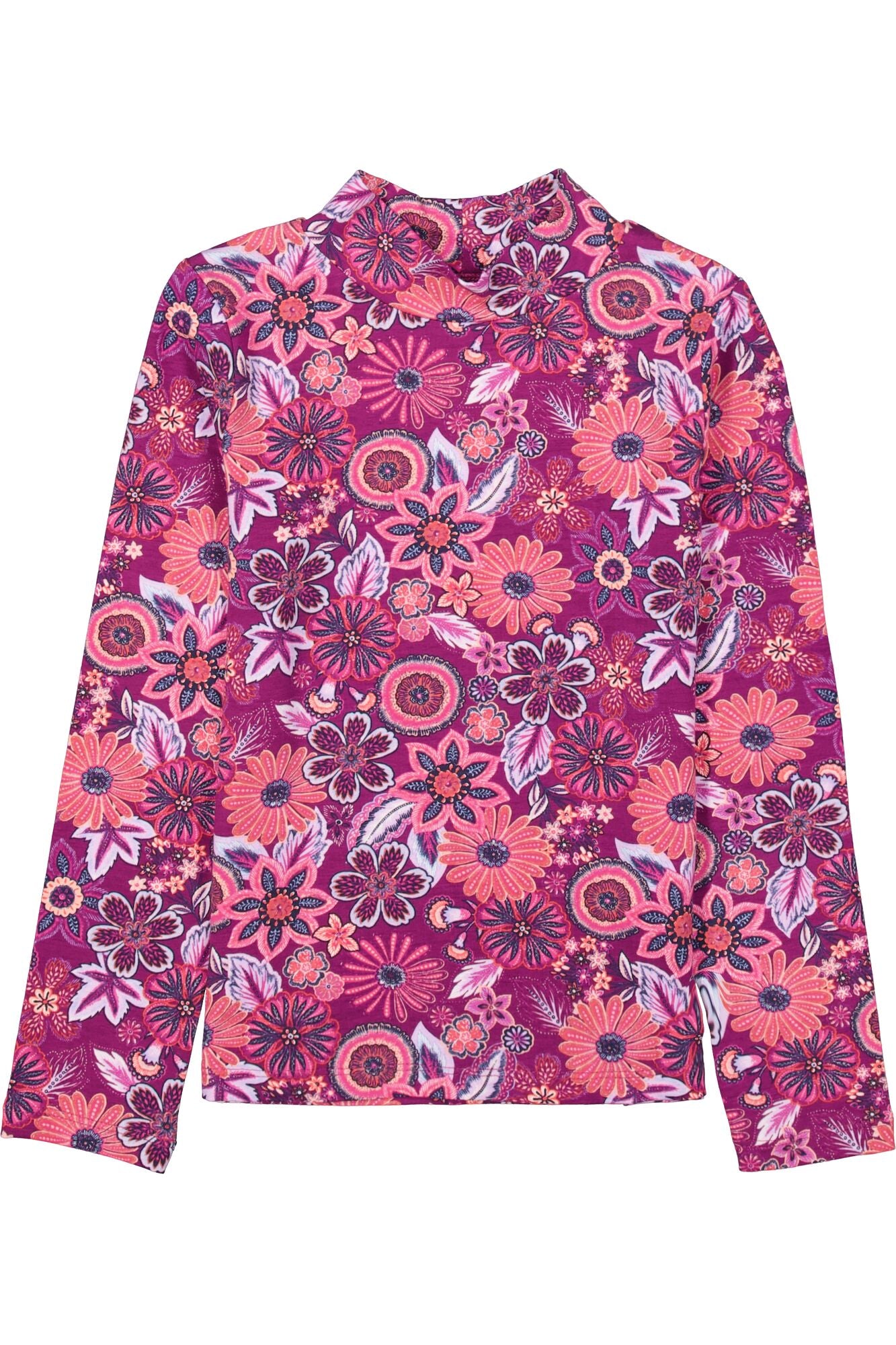Garcia - T-shirt à motif rose-violet