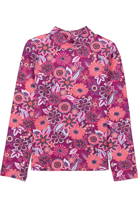 Garcia - T-shirt à motif rose-violet