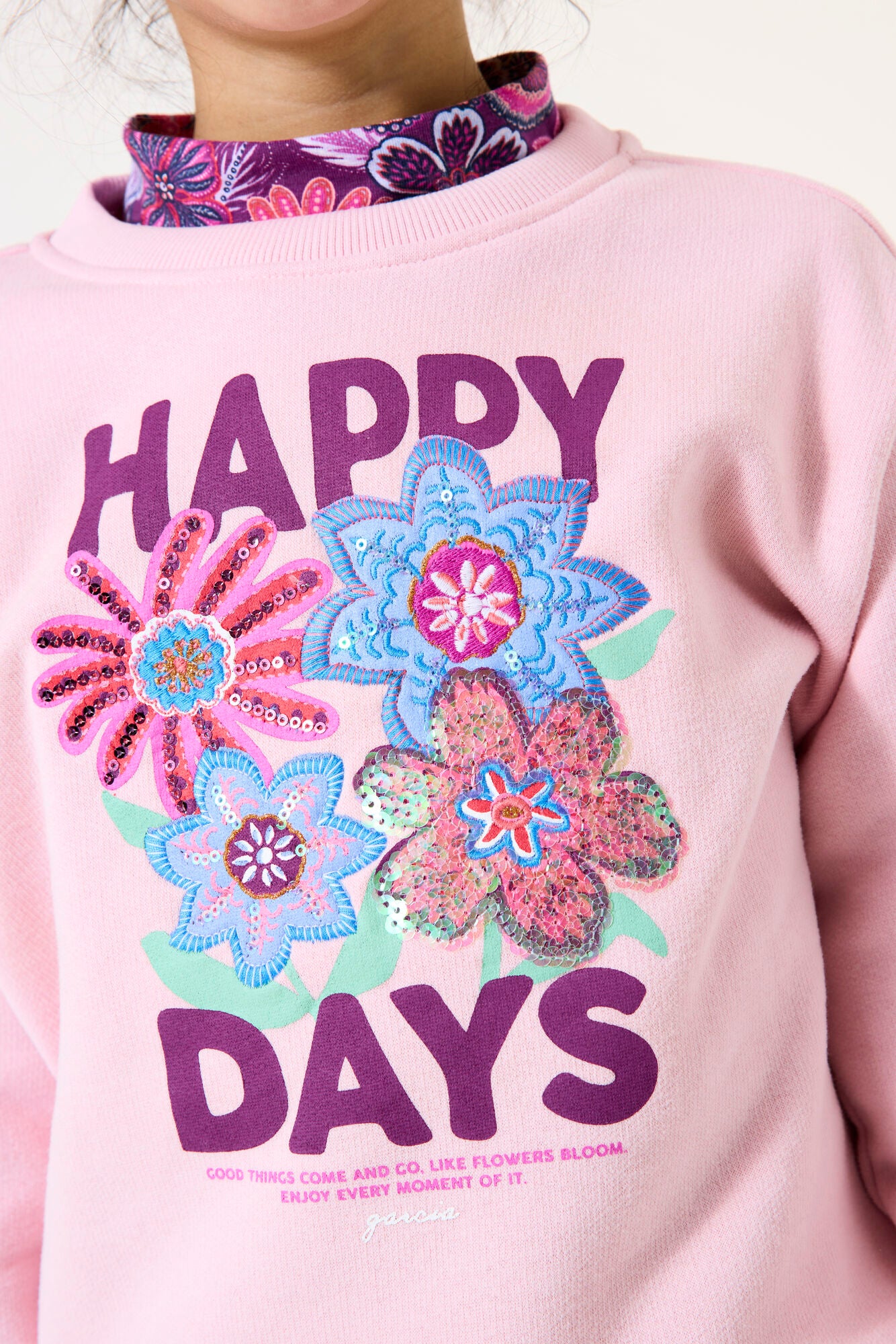 Garcia - Sweat "Happy days" almond blossom