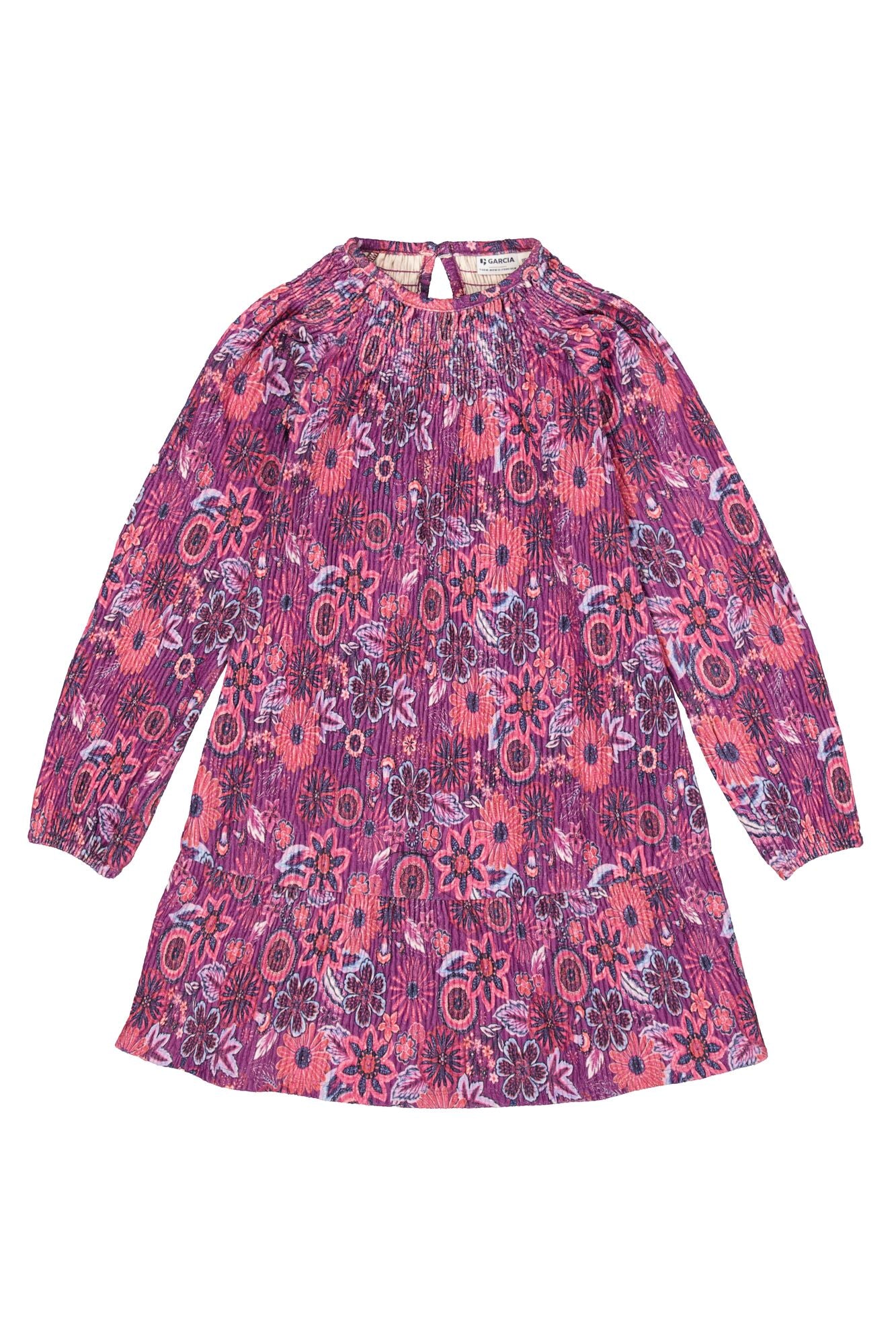 Garcia - Robe à motif rose-violet