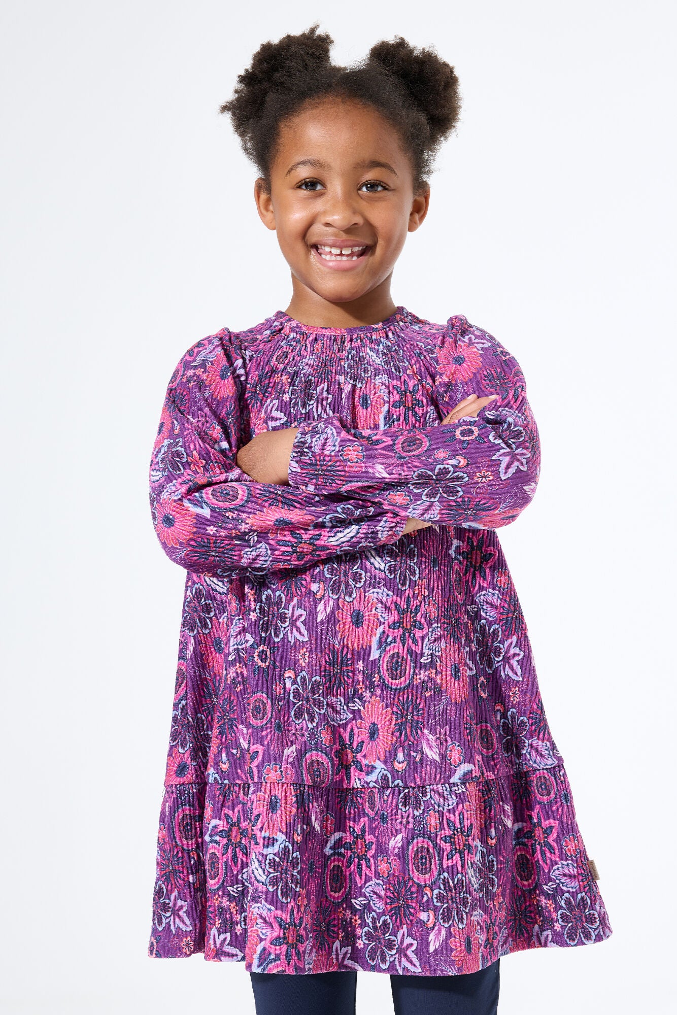 Garcia - Robe à motif rose-violet