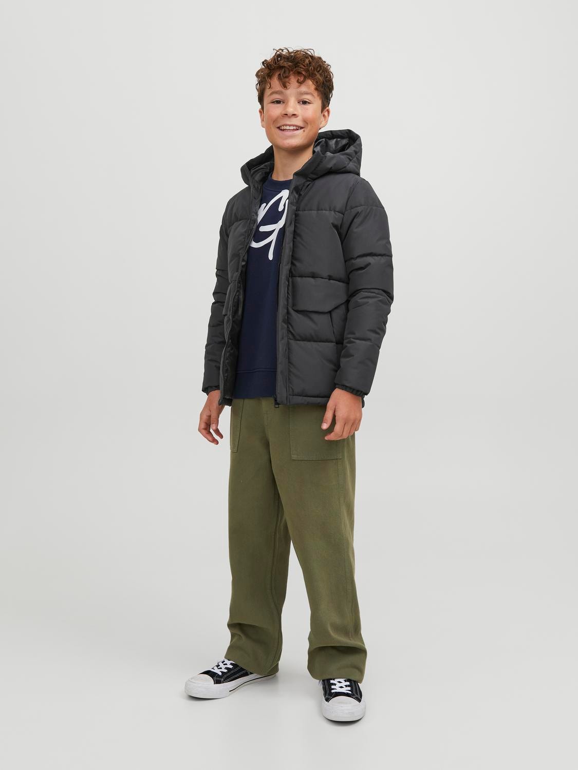Jack&Jones - Manteau puffer noir JCOSPEED