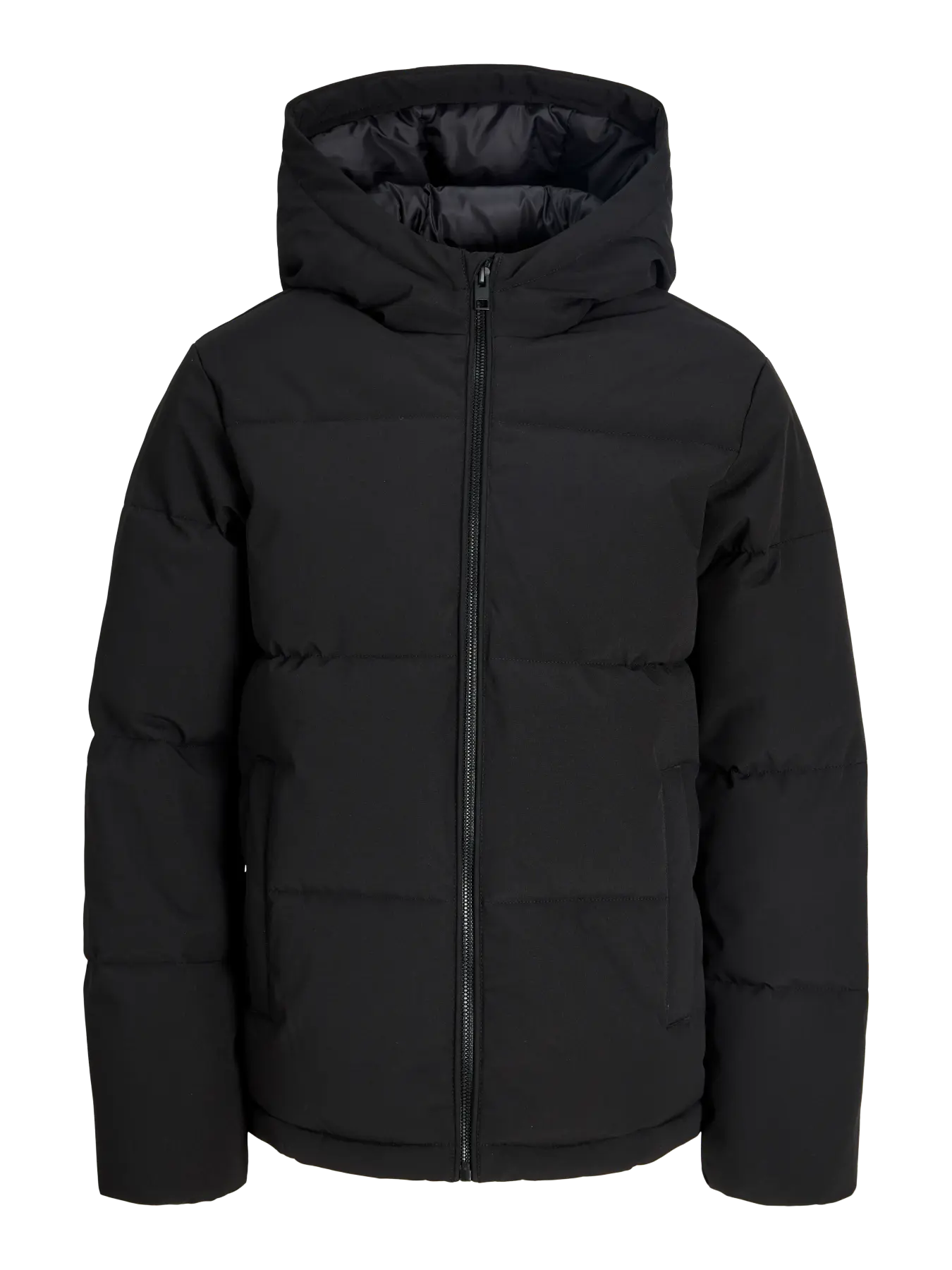 Jack&Jones - Manteau à capuche noir JJGALAXY