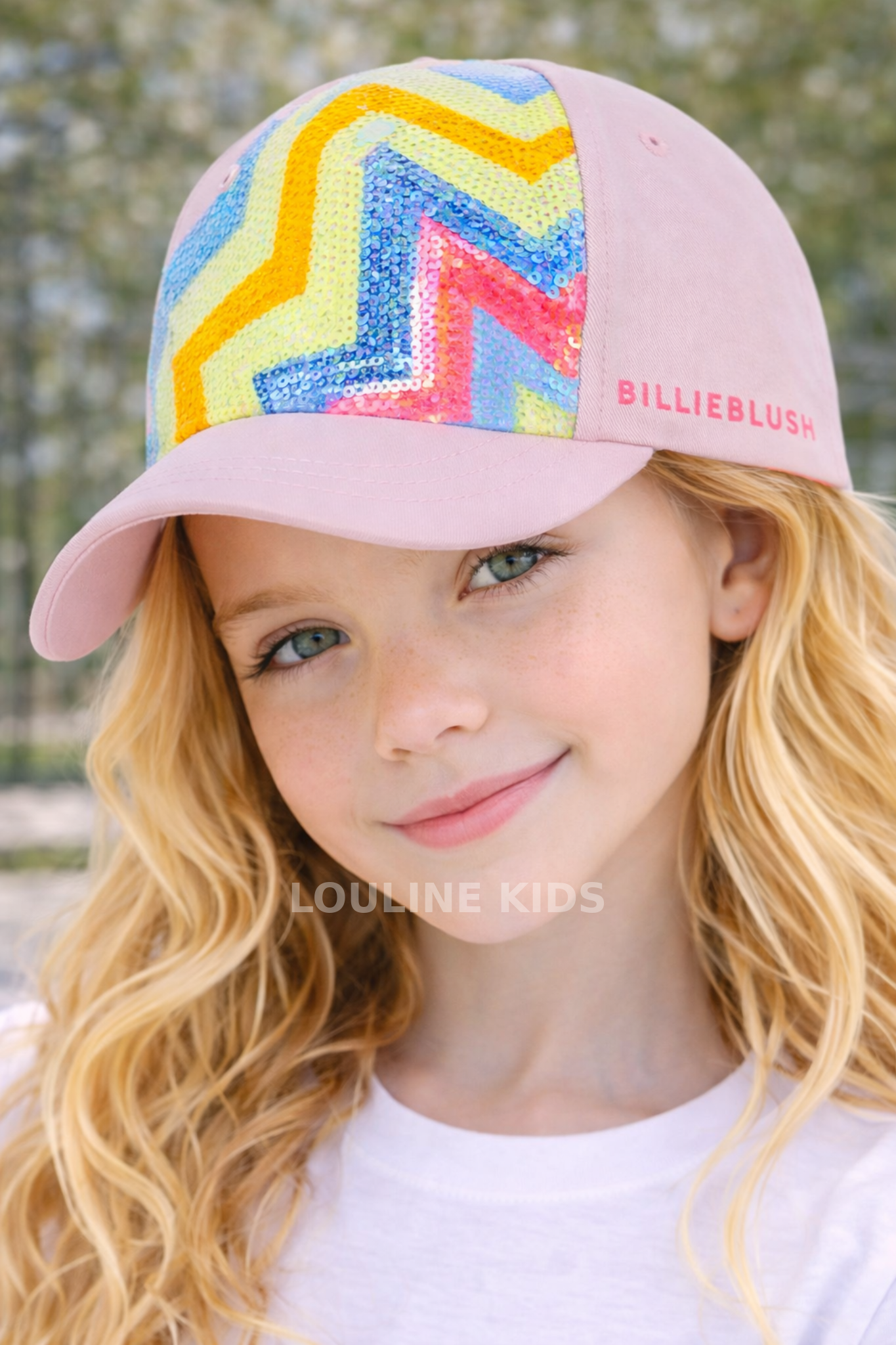 Billieblush - Gorra rosa baby y lentejuelas