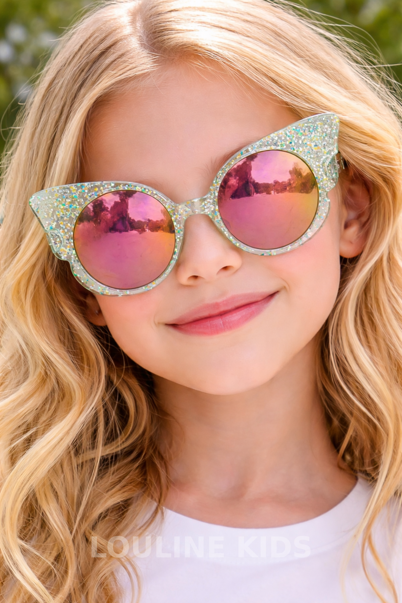 Billieblush - Gafas de sol mariposa multicolor con purpurina U22066_Z41