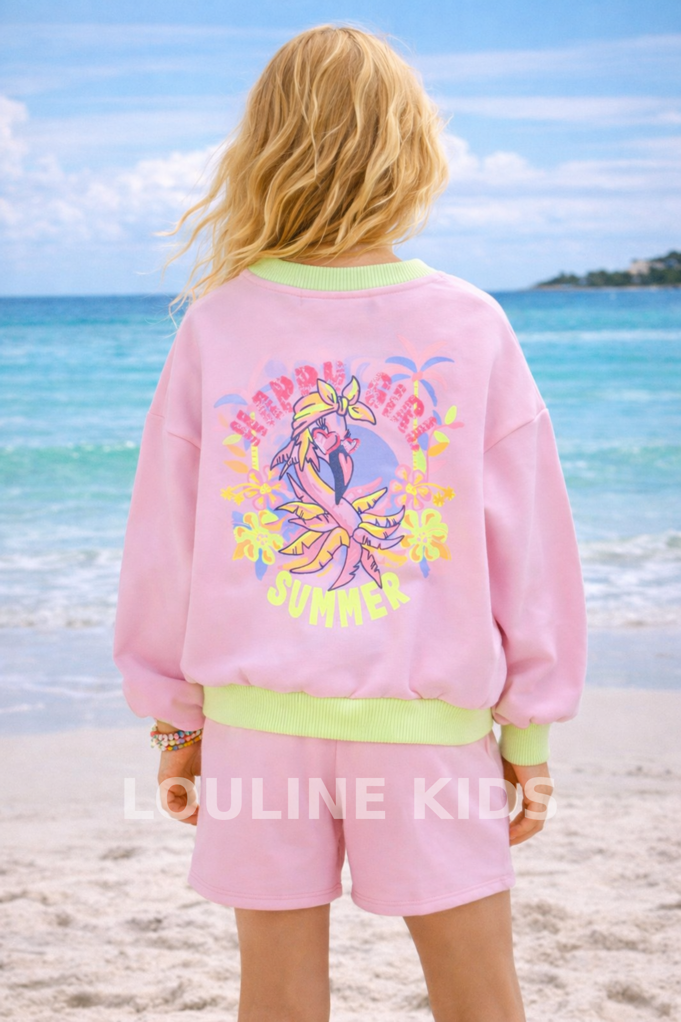 Billieblush - Sweat nosegay & sequins dans le dos