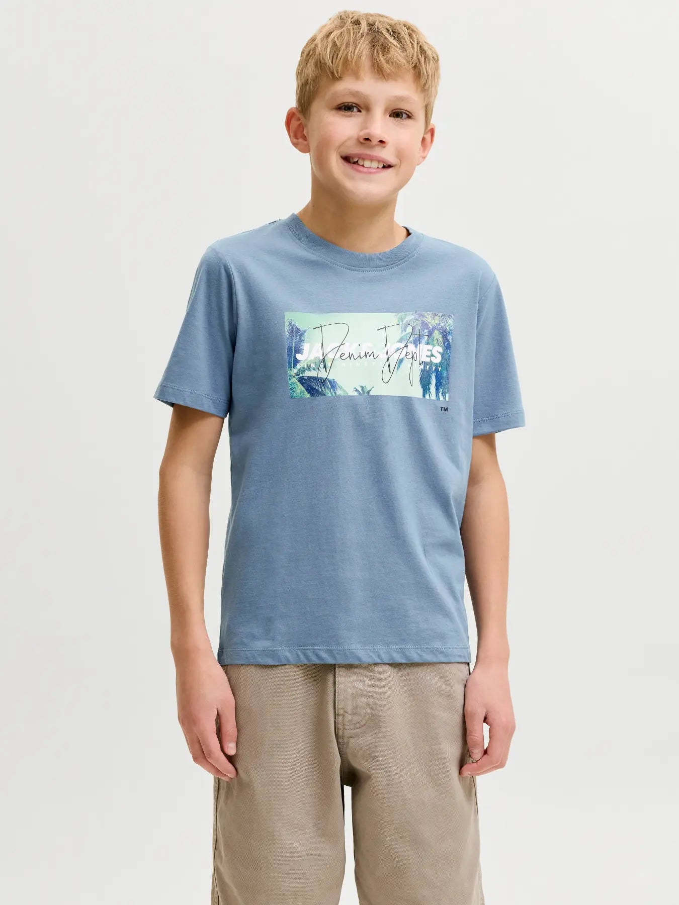 Jack&Jones - T-shirt Blue Mirage JJINDIANA
