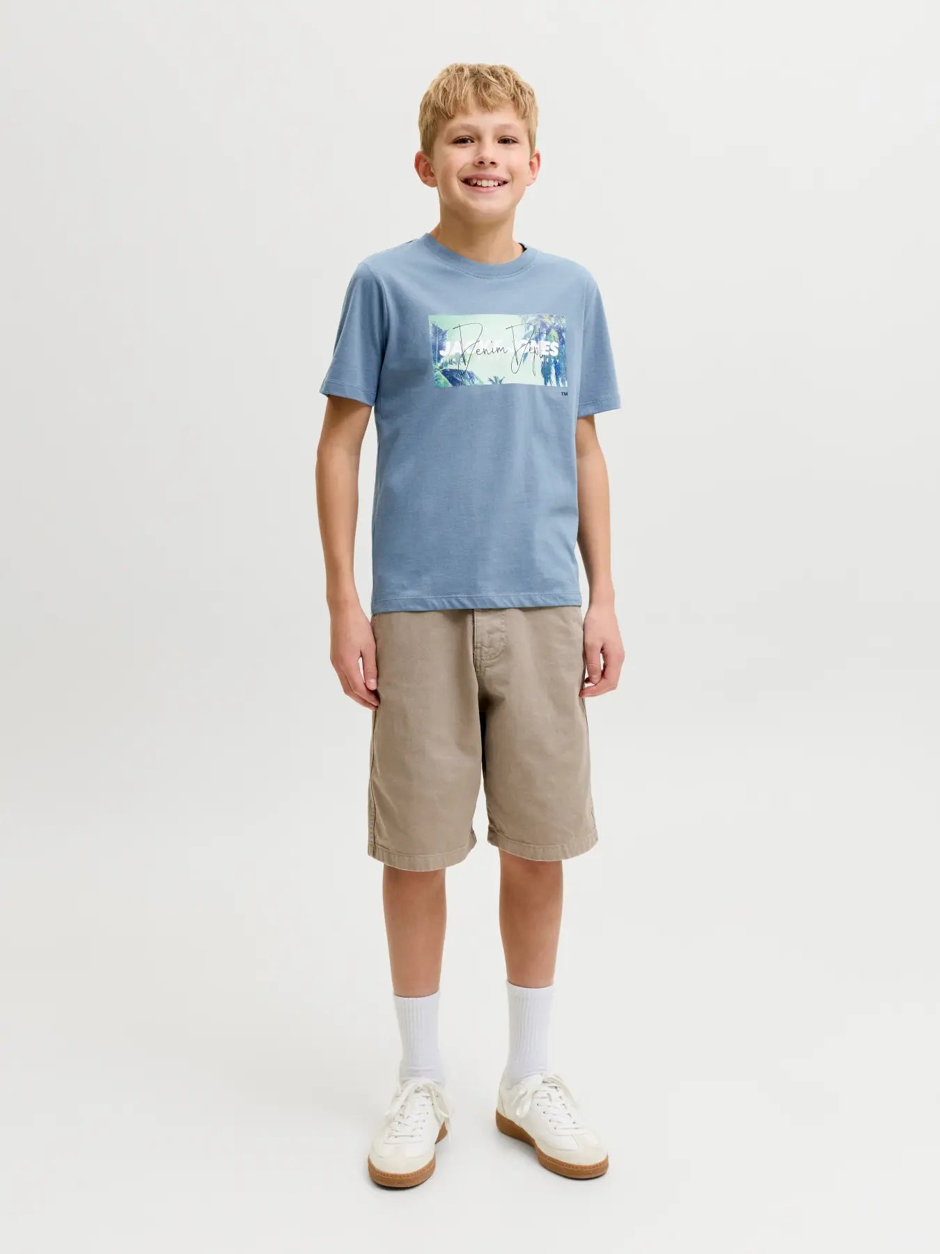 Jack&Jones - T-shirt Blue Mirage JJINDIANA