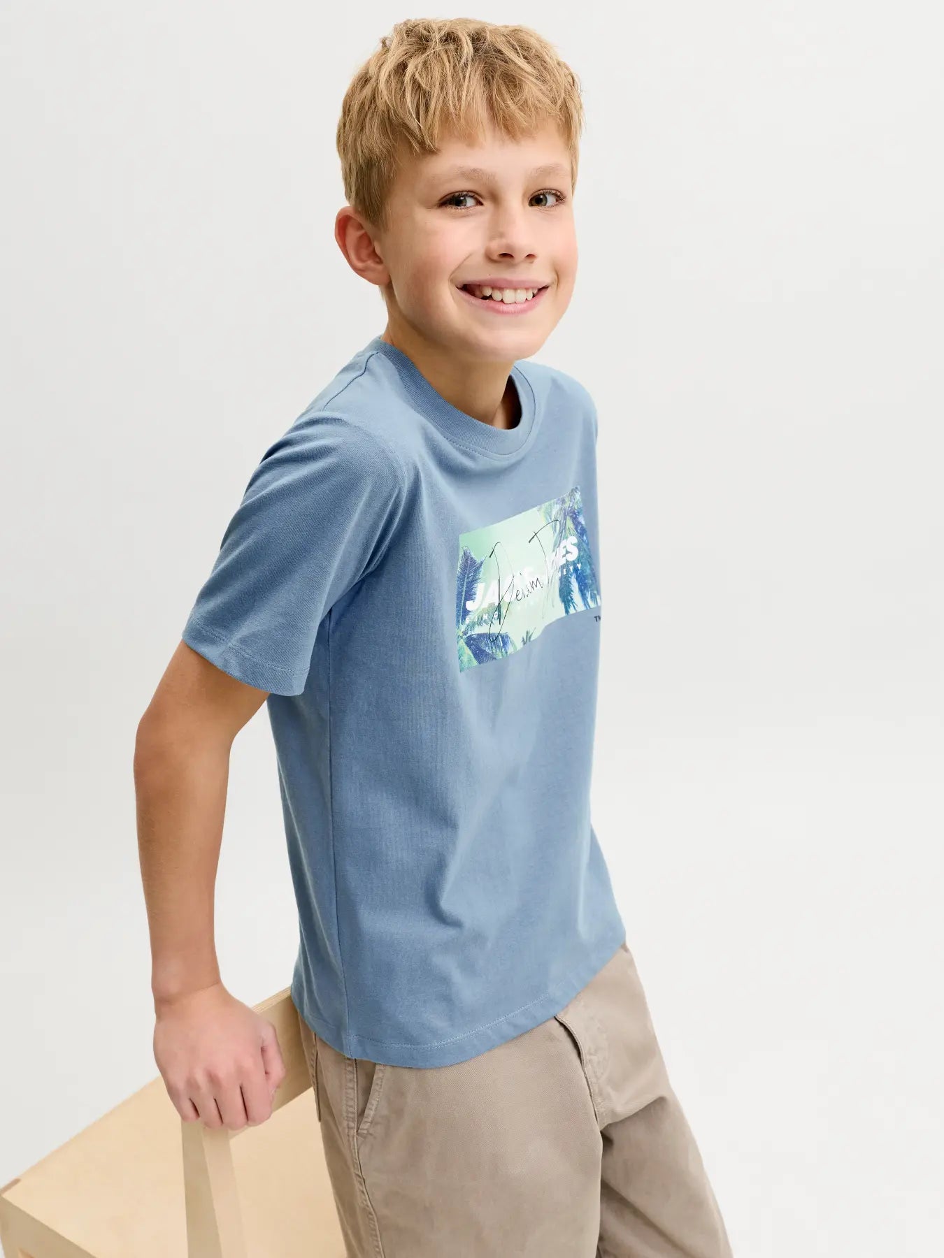 Jack&Jones - T-shirt Blue Mirage JJINDIANA
