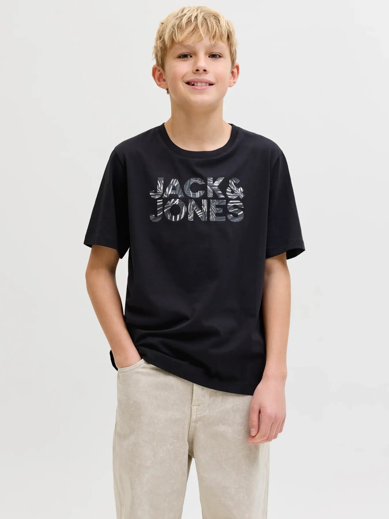 Jack & Jones - JJ JEFF Camiseta Negra